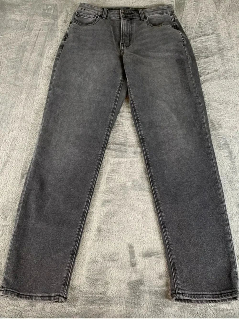 Men's Classic Straight Fit Black Jeans